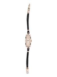 ART DECO, PLATINUM AND DIAMOND WRISTWATCH