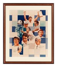 A Pair of Artworks Gifted to Mike Ditka Formerly Displayed at Mike Ditka’s Restaurant