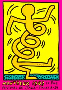 Keith Haring, (American, 1958–1990), Montreux Jazz Festival, 1983 (a group of 3)