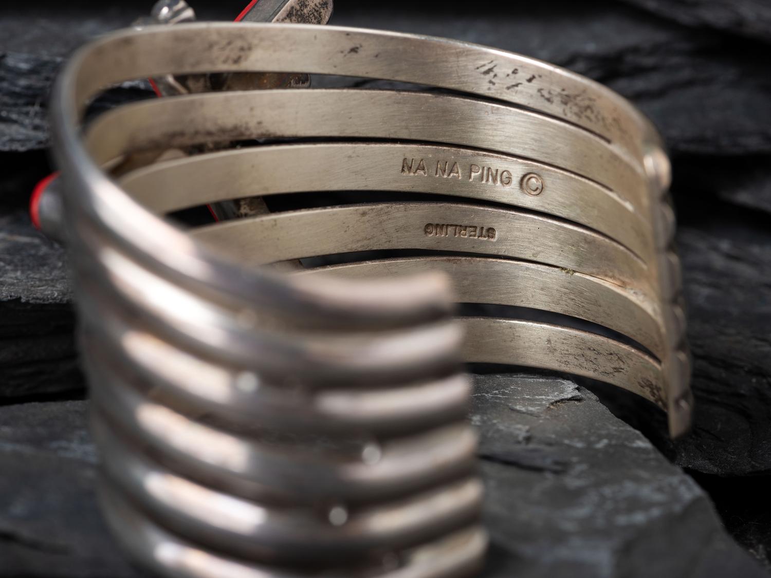 Sterling Silver Dragonfly Cuff Bracelet