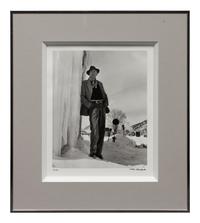 A pair of photographs ( Errol Flynn on Yacht , 1941 (printed later); Gary Cooper in Aspen , 1949 (printed later))