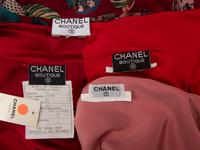 Four Chanel Silk Blouses