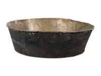 A Large English Brass Basin