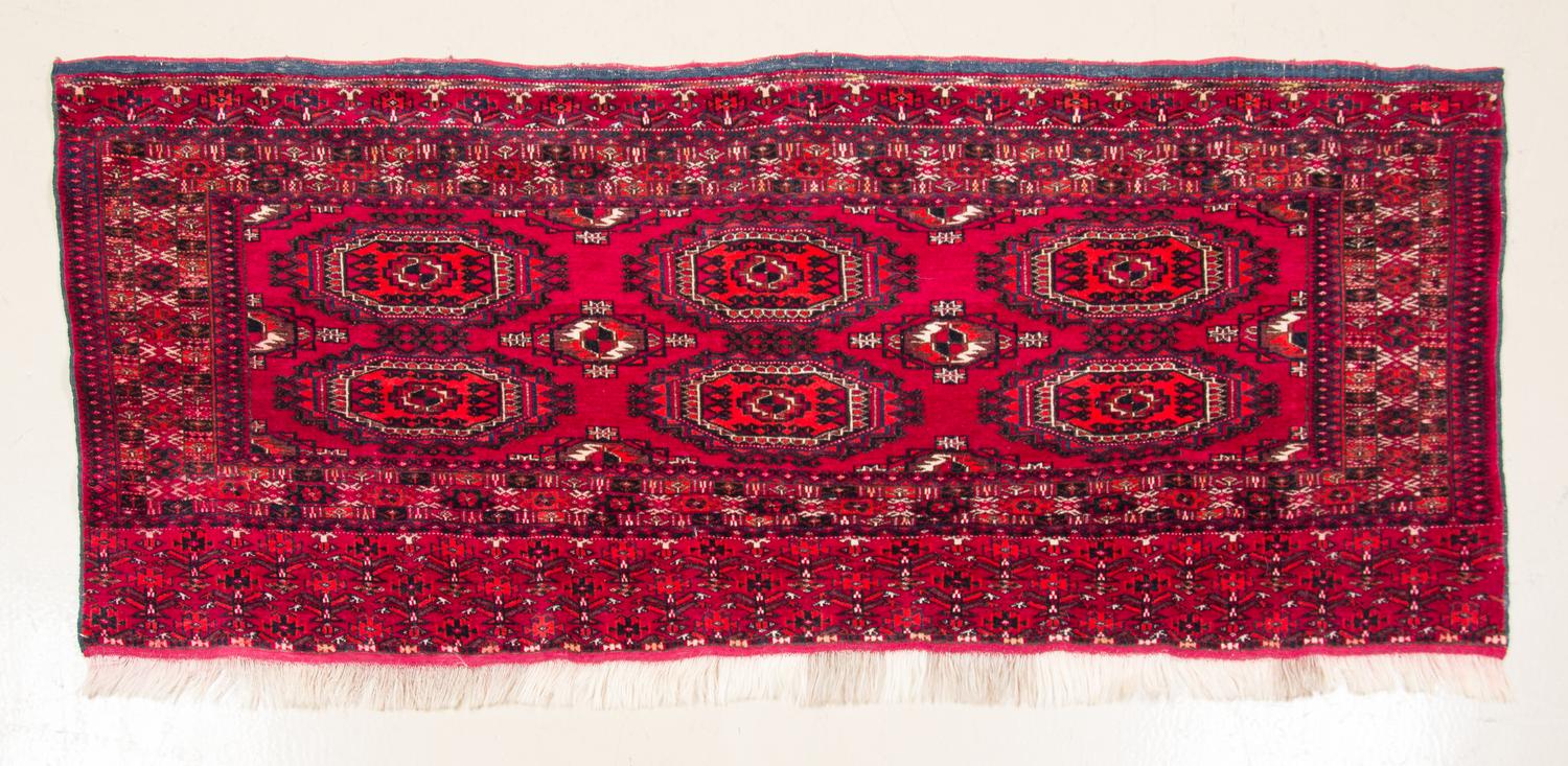 Two Bokhara Wool Rugs 5 feet 1 1/2 inches x 2 feet.