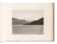 [JAPAN]. TAMAMURA, Kozaburo (1856-1923), photographer. Japanese photograph album of 50 hand-tined photographs attributed to the studio of Kozaburo Tamamura. Japan, ca 1890.