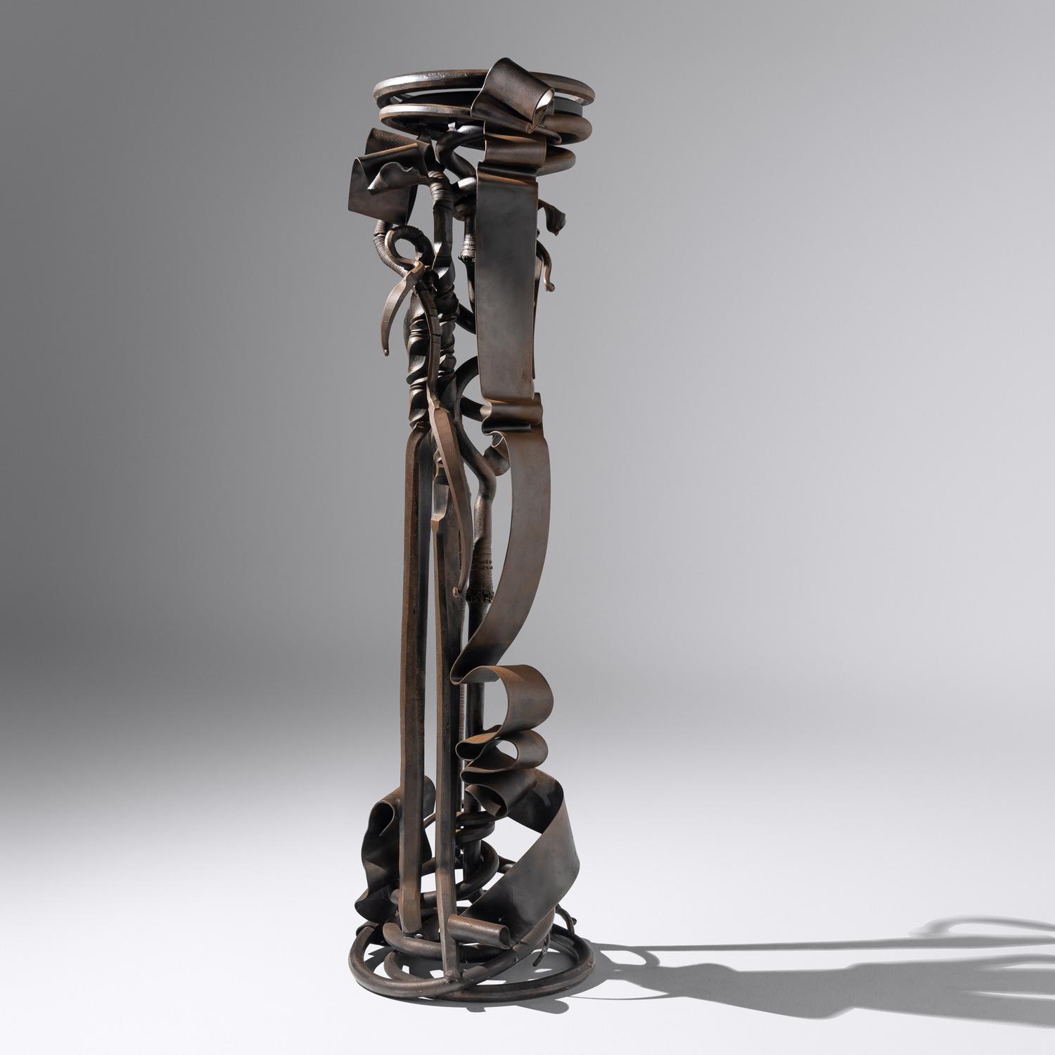 Albert Paley (American, b. 1944) — Tall Plant Stand, 1988