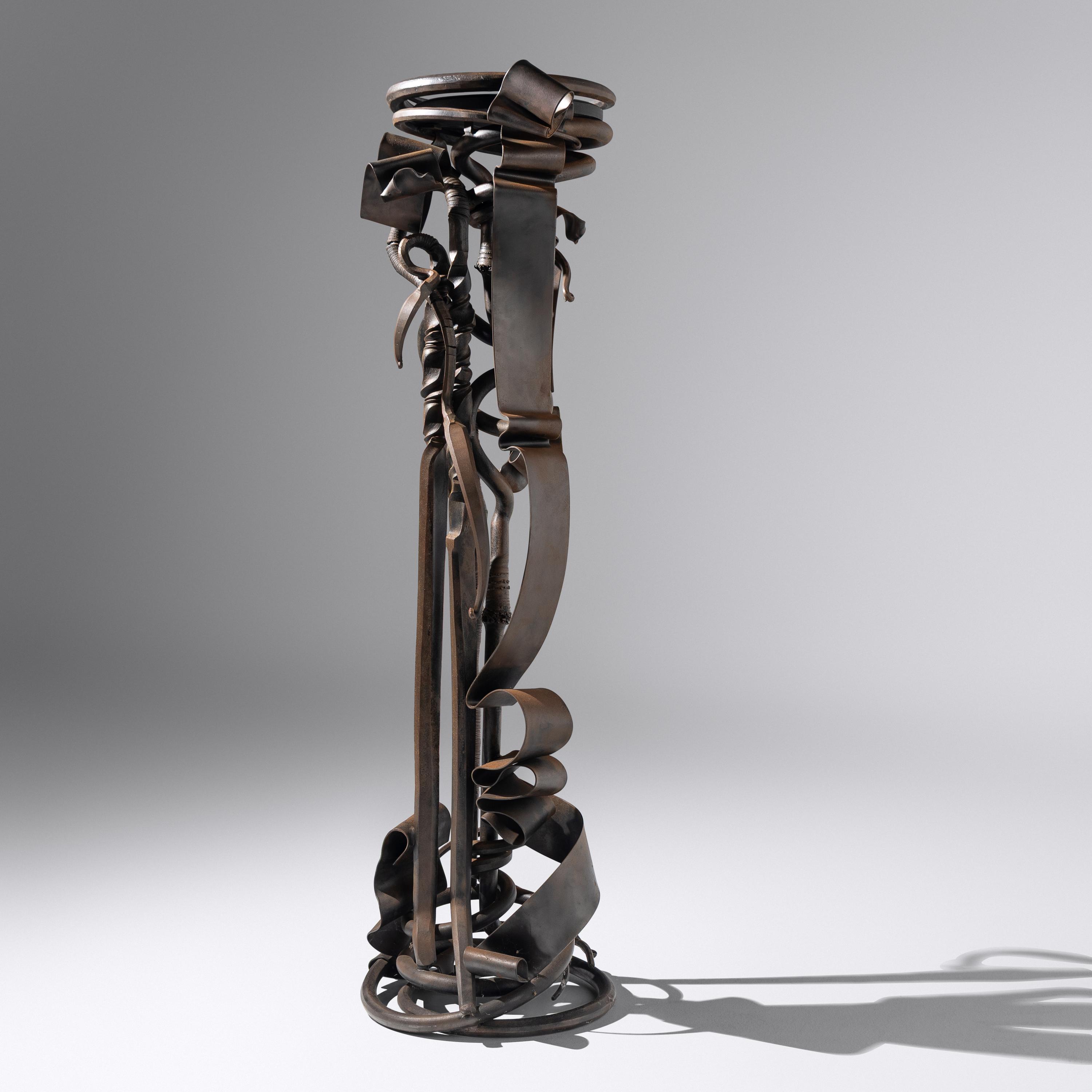 Albert Paley (American, b. 1944) — Tall Plant Stand, 1988