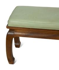 A Chinese Style Upholstered Bench