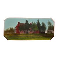 American School 19th Century, A Portrait of a House