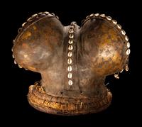 A Babanki Wood Elephant Head Helmet Mask