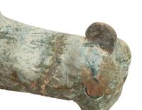 Two Chinese Glazed Pottery Dogs