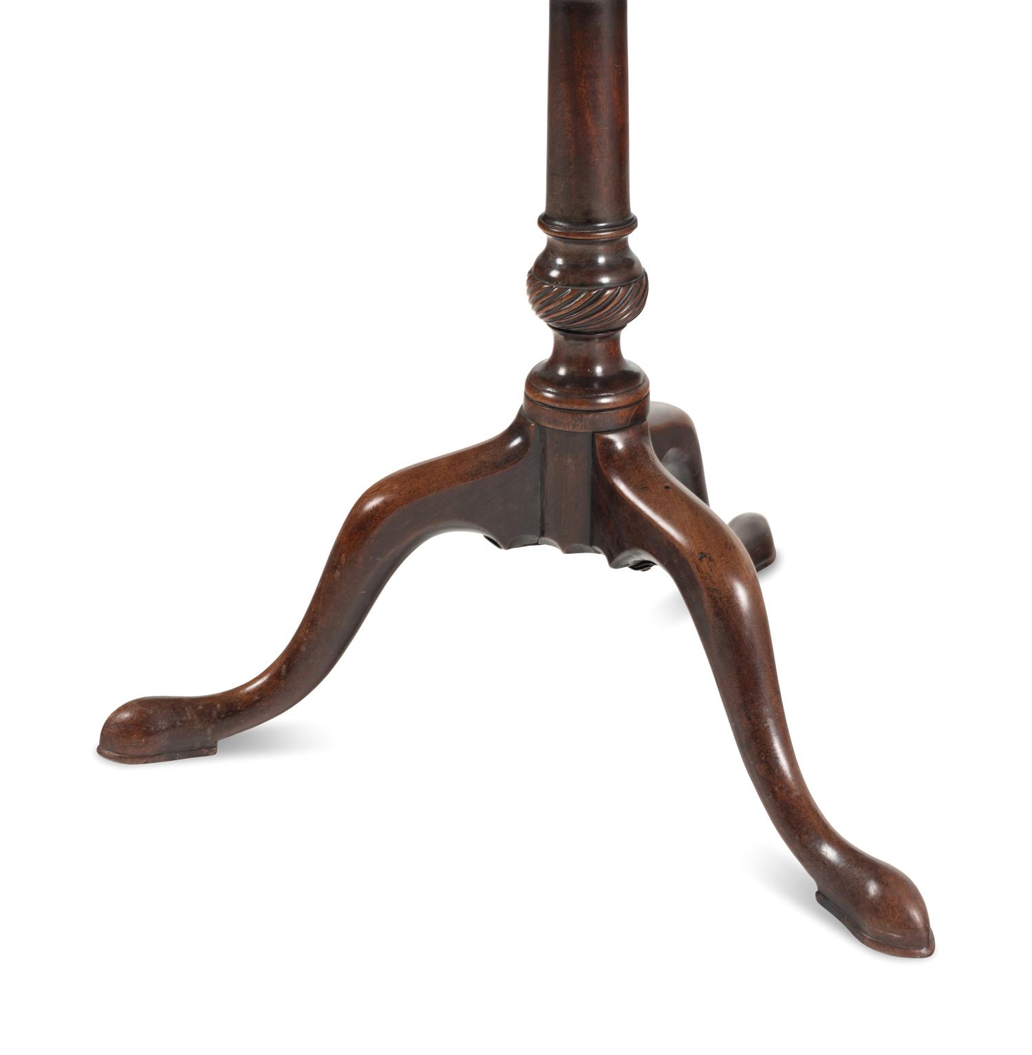 An English Mahogany Tilt-Top Tea Table