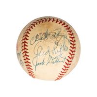 A Group of Signed Autograph Baseballs and One Signed Autograph Softball,