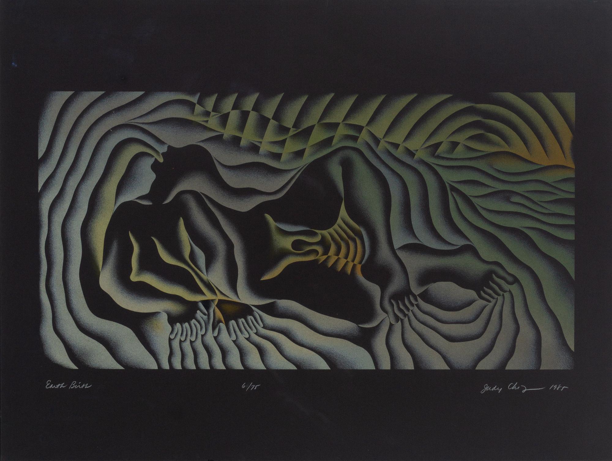 The Creation , Birth Tear/Tear , Birth Trinity , Guided by the Goddess , and Earth Birth (a group of 5 works from The Birth Project ), 1985