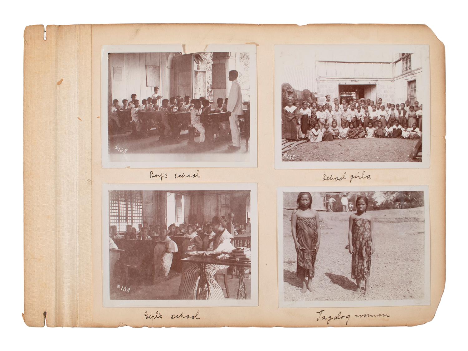[EARLY PHOTOGRAPHY]. A large group of international photographs including images from Philippines, Japan, Egypt, Italy, and Spain, comprising: