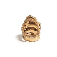 EMERALD, BAROQUE CULTURED PEARL AND DIAMOND RING