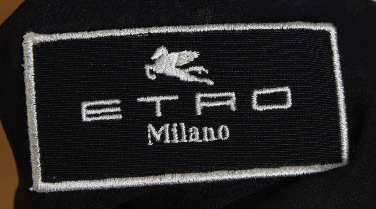 An Etro Multicolor Silk Jacket, Size 44.