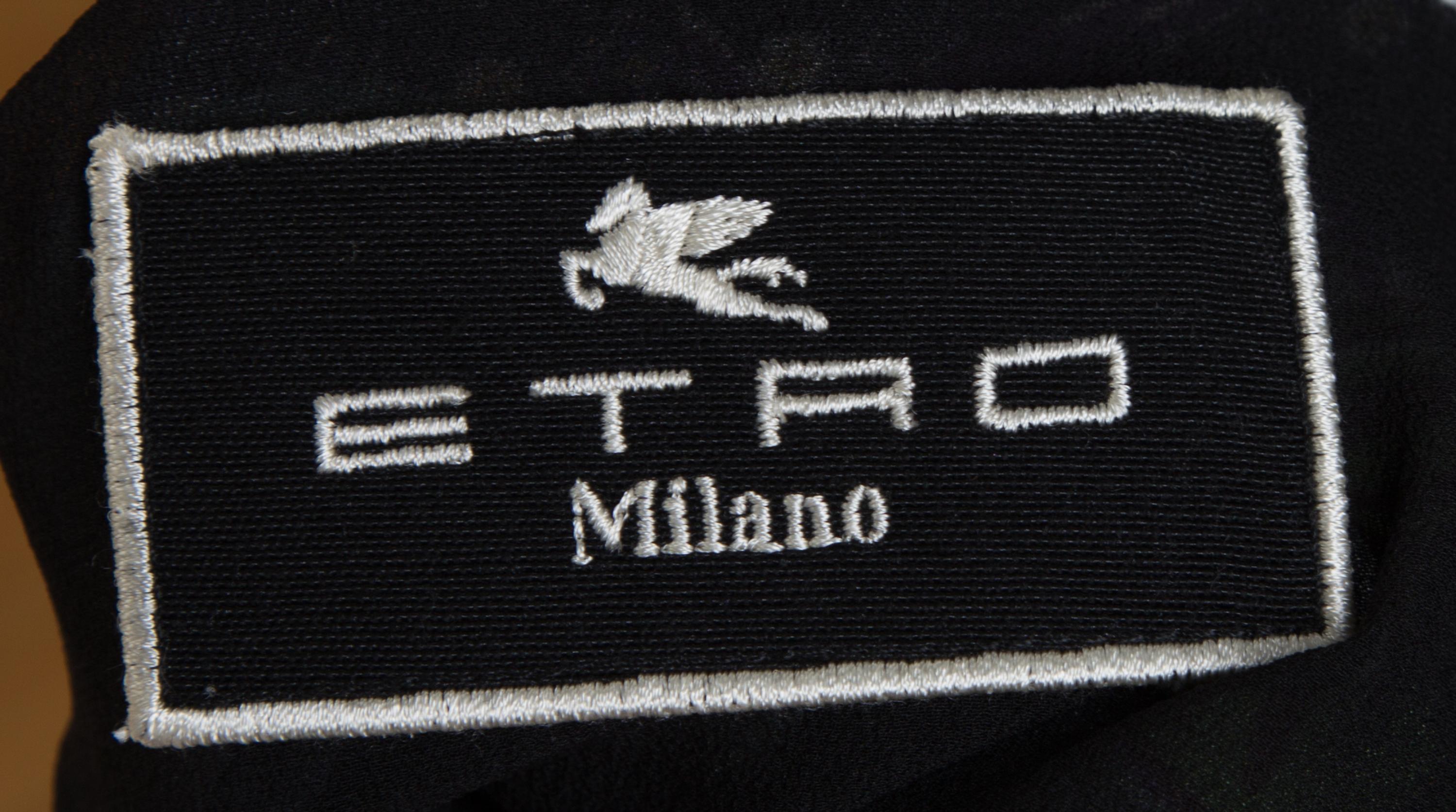 An Etro Multicolor Silk Jacket, Size 44.