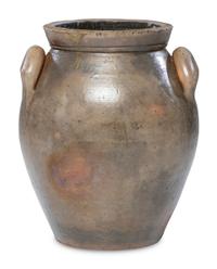A Rare S. Purdy One-Gallon Ovoid Stoneware Crock