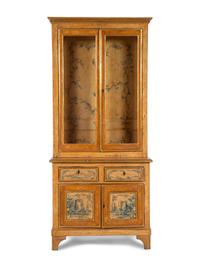 A Continental Painted Cabinet