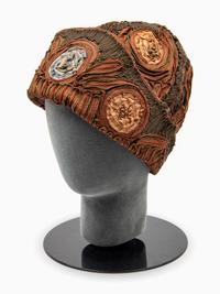 Collection of Eight Accessories; Seven Frame Bags, One Braided Soutache Cloche Hat, 1920s