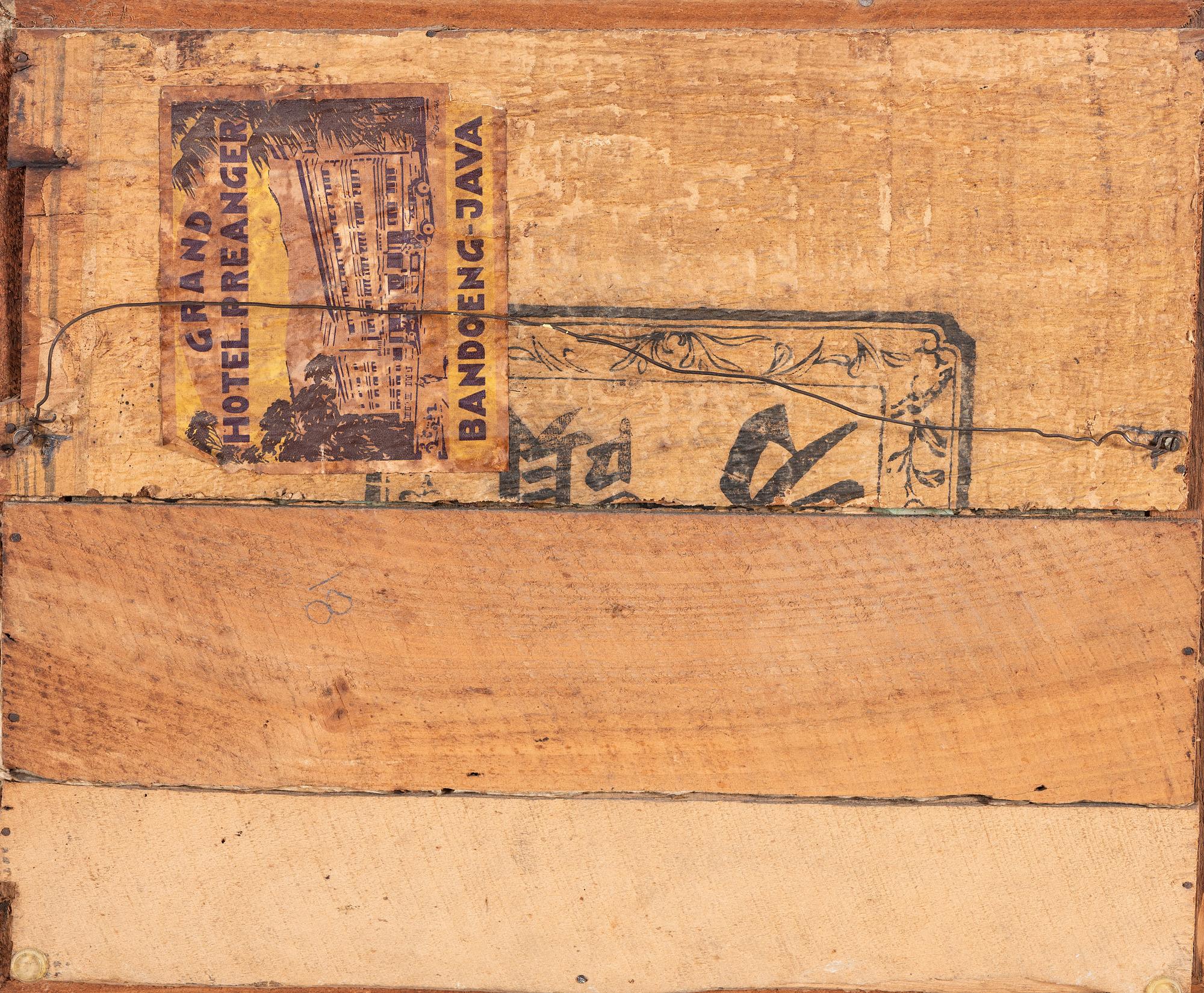 Three Javanese Reverse Glass Paintings