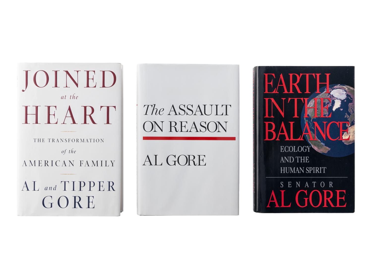 GORE, Albert, Jr. (b. 1948). A group of 3 FIRST EDITIONS by Gore, ALL SIGNED, comprising: