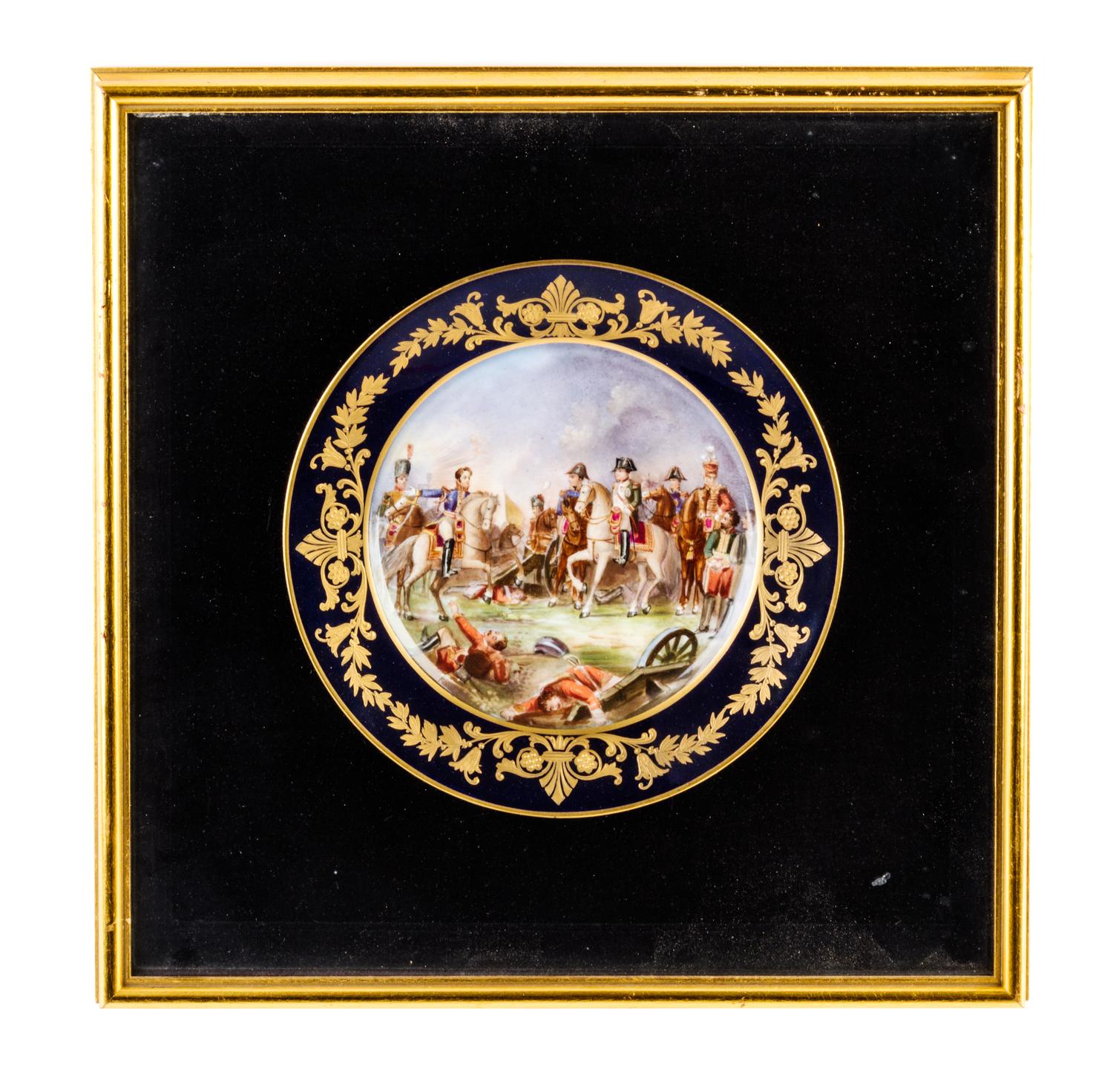 A Group of Three Sevres Napoleonic Plates Diameter of each 9 1/8 inches. — SECOND HALF 19TH CENTURY
