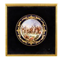 A Group of Three Sevres Napoleonic Plates Diameter of each 9 1/8 inches. — SECOND HALF 19TH CENTURY