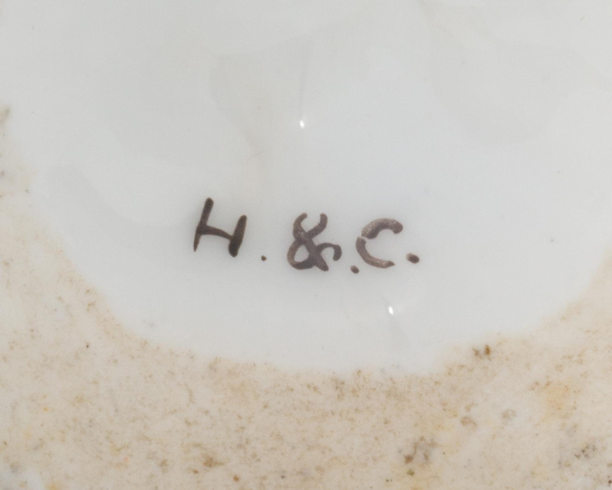 A Paris Porcelain Ewer and Underplate