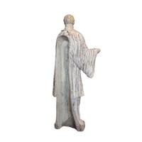 A Carved Wood Figure of a Saint 17" W x 12" D x 44" H — Europe, 19th Century