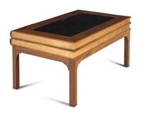 A Georgian Style Book-Form Low Table