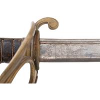 U.S. Model 1833 Dragoon Saber by Ames Dated 1837