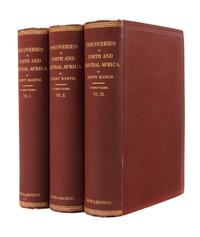 BARTH, Heinrich (1821-1865). Travels and Discoveries in North and Central Africa. New York: Harper & Brothers, 1857-59.