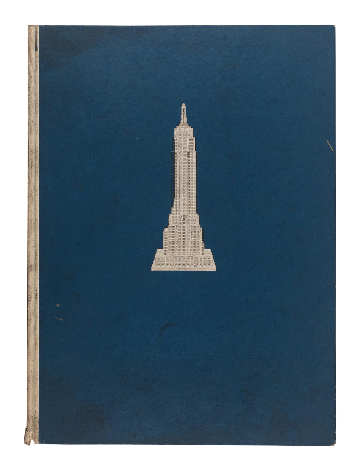 [ARCHITECTURE & DESIGN]. BAILEY, Vernon Howe (1874-1953). Empire State. A Pictorial Record of Its Construction. New York: William Edwin Rudge, 1931.