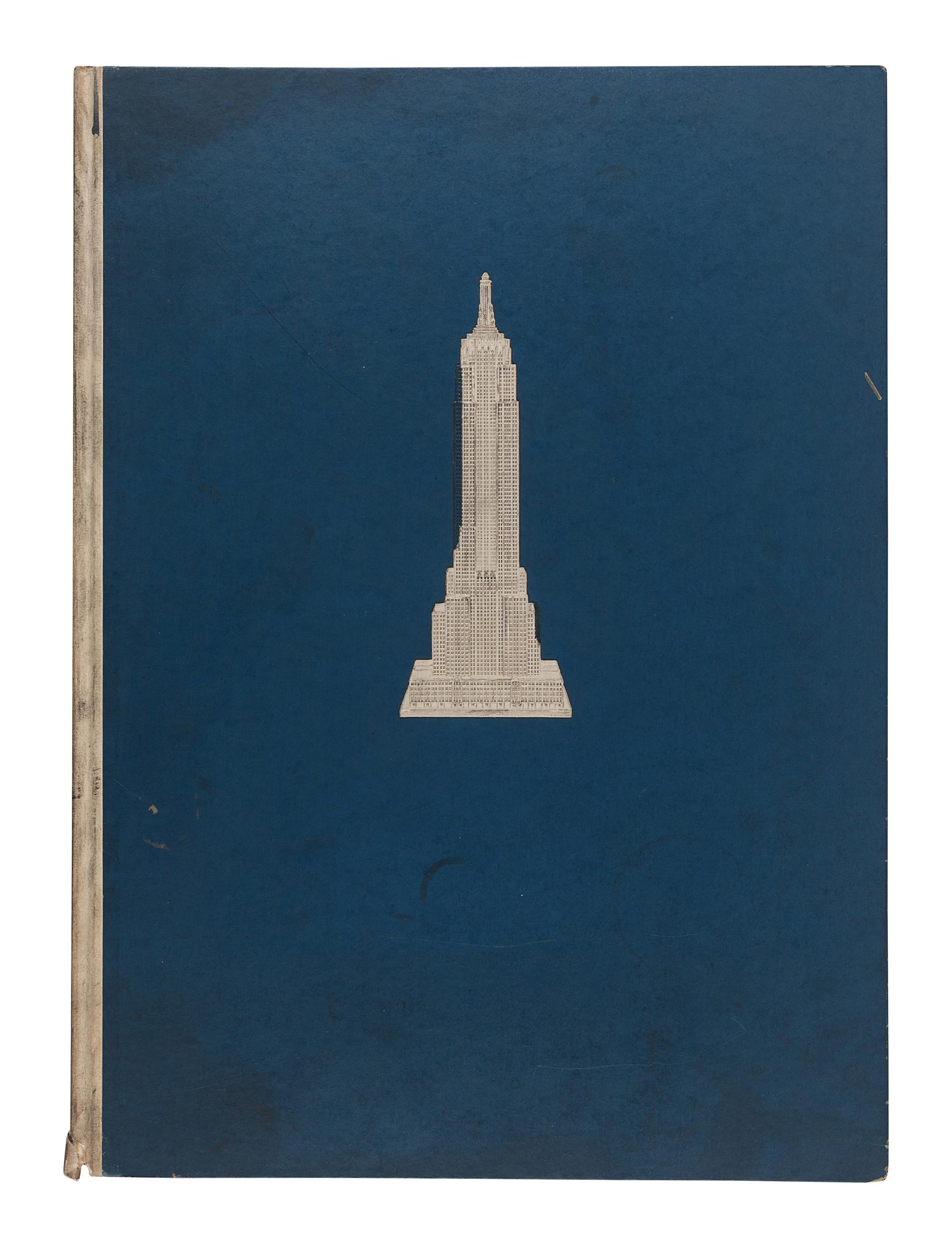 [ARCHITECTURE & DESIGN]. BAILEY, Vernon Howe (1874-1953). Empire State. A Pictorial Record of Its Construction. New York: William Edwin Rudge, 1931.
