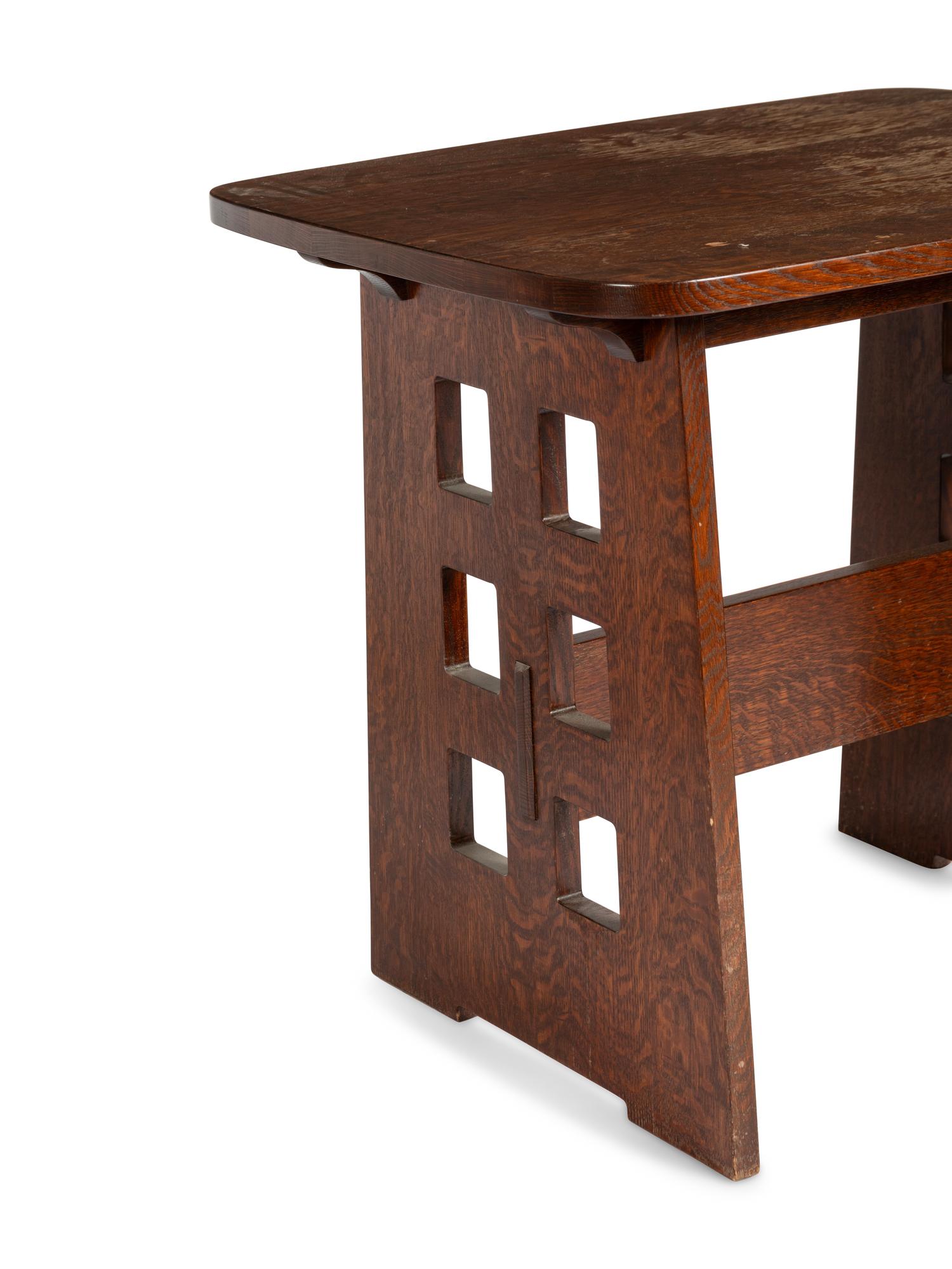 Two Voorhees Craftsman Side Tables