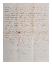 [CIVIL WAR]. Union soldier's letter written on captured Confederate stationery by Frederick C. Hale, Company F, 118th New York Infantry, with Confederate bonds. Richmond, 16 April 1865.