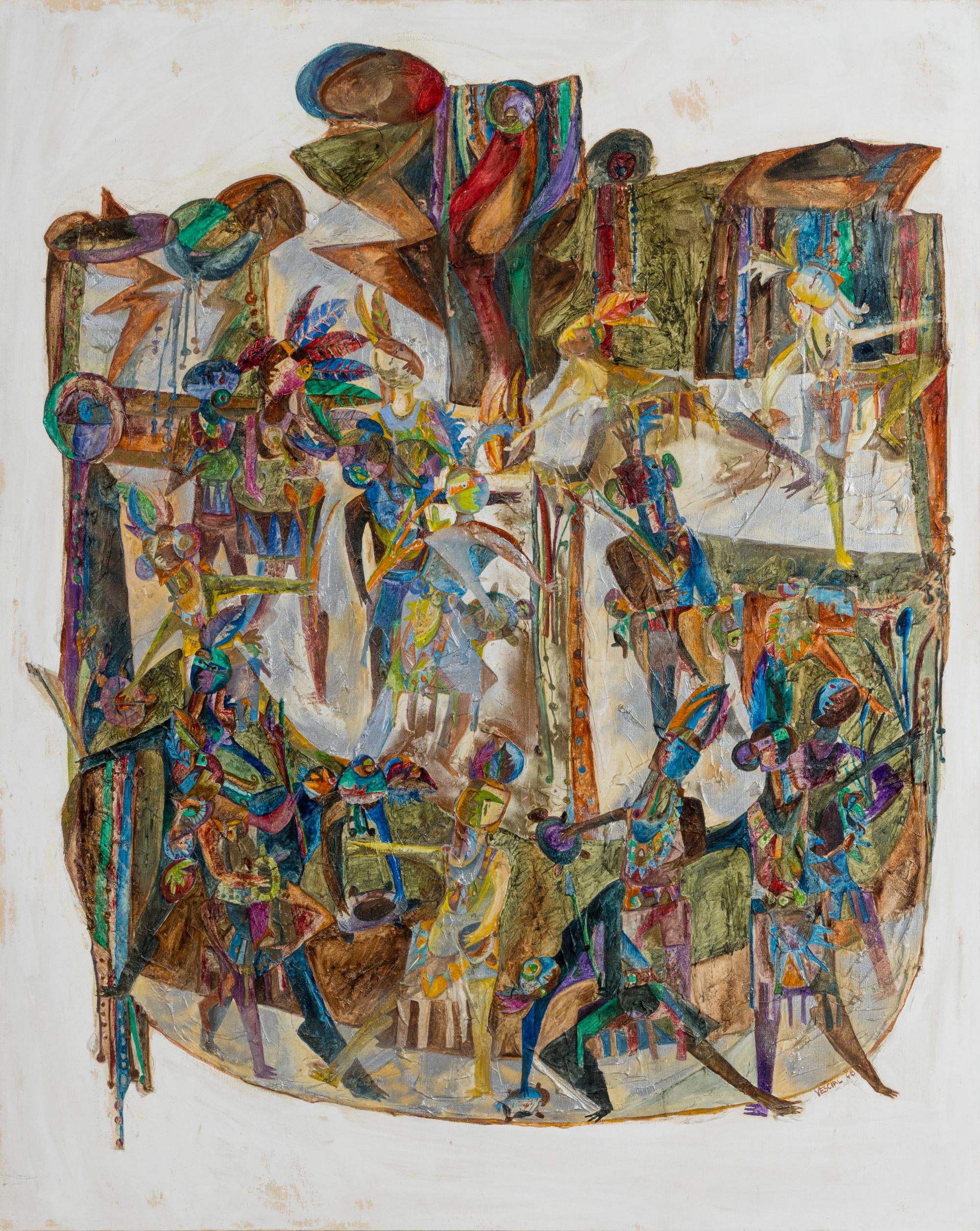 Maria Vescial (American, 20th century) — Rain Dance, 1968