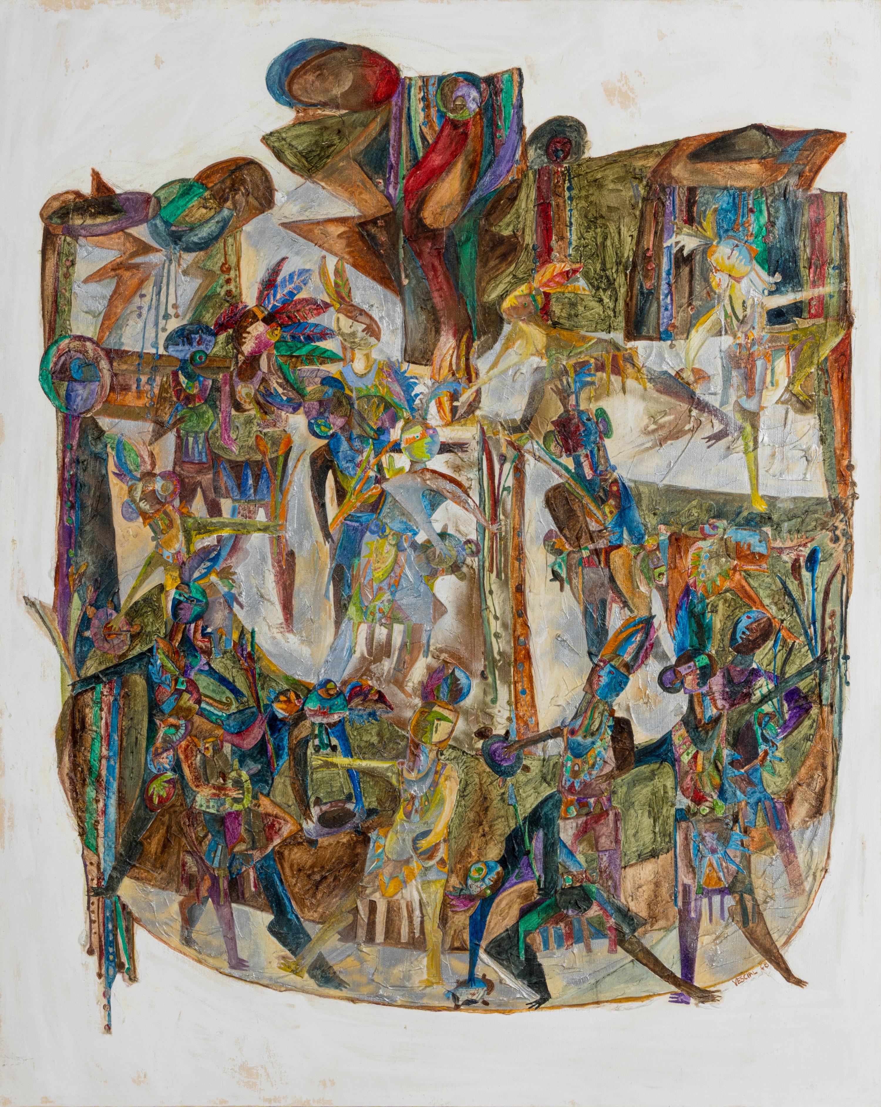 Maria Vescial (American, 20th century) — Rain Dance, 1968