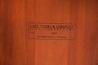 A Set of Eight Gary Weeks Studio Cherrywood Dining Chairs