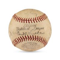 A 1938 Shreveport Sports Teams Signed Autograph Baseball