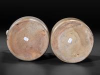 Two Cobalt-Decorated Stoneware One Gallon Jugs