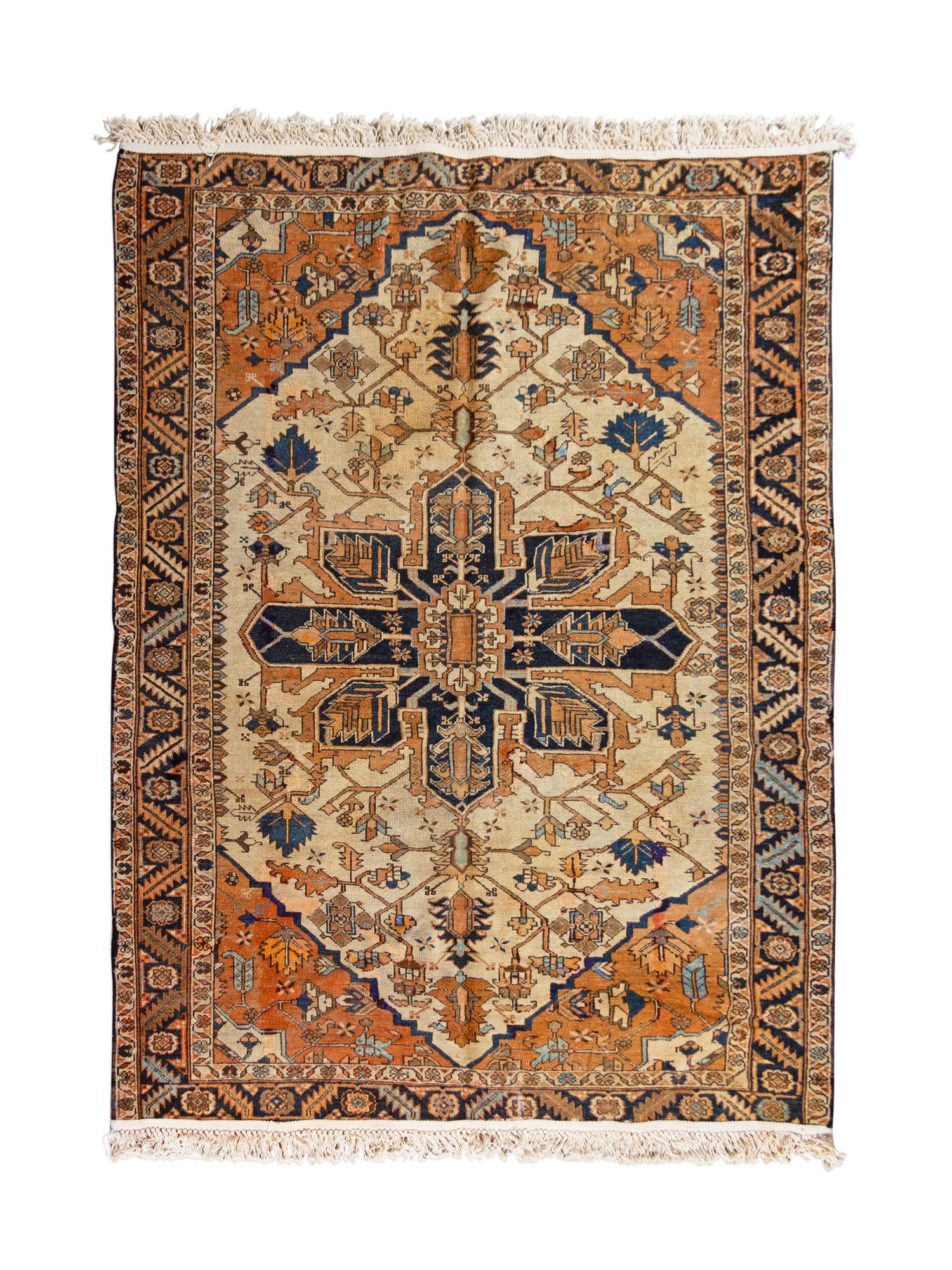 A Heriz Wool Rug