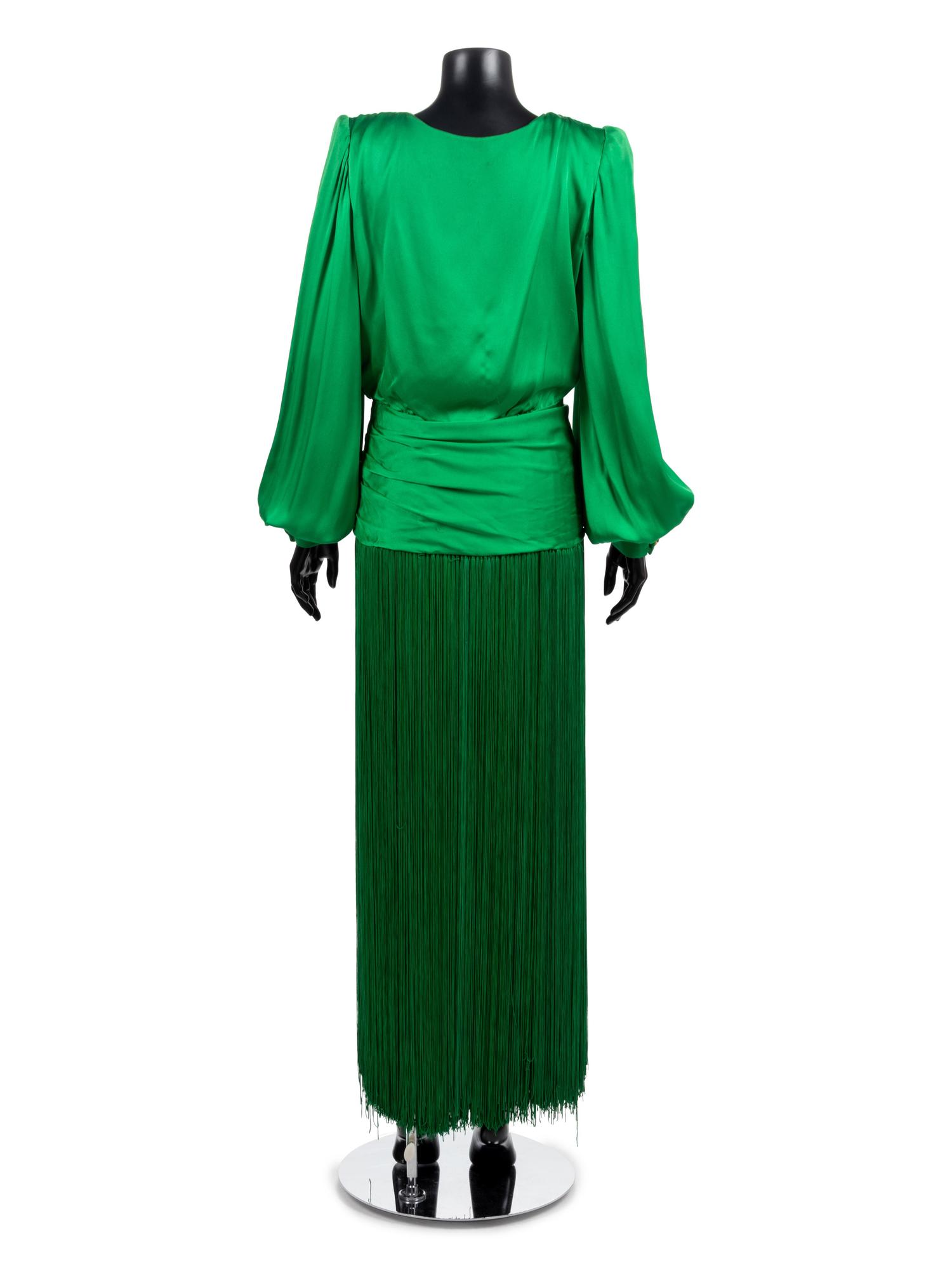 Givenchy Haute Couture Tassel Dress, 1980s