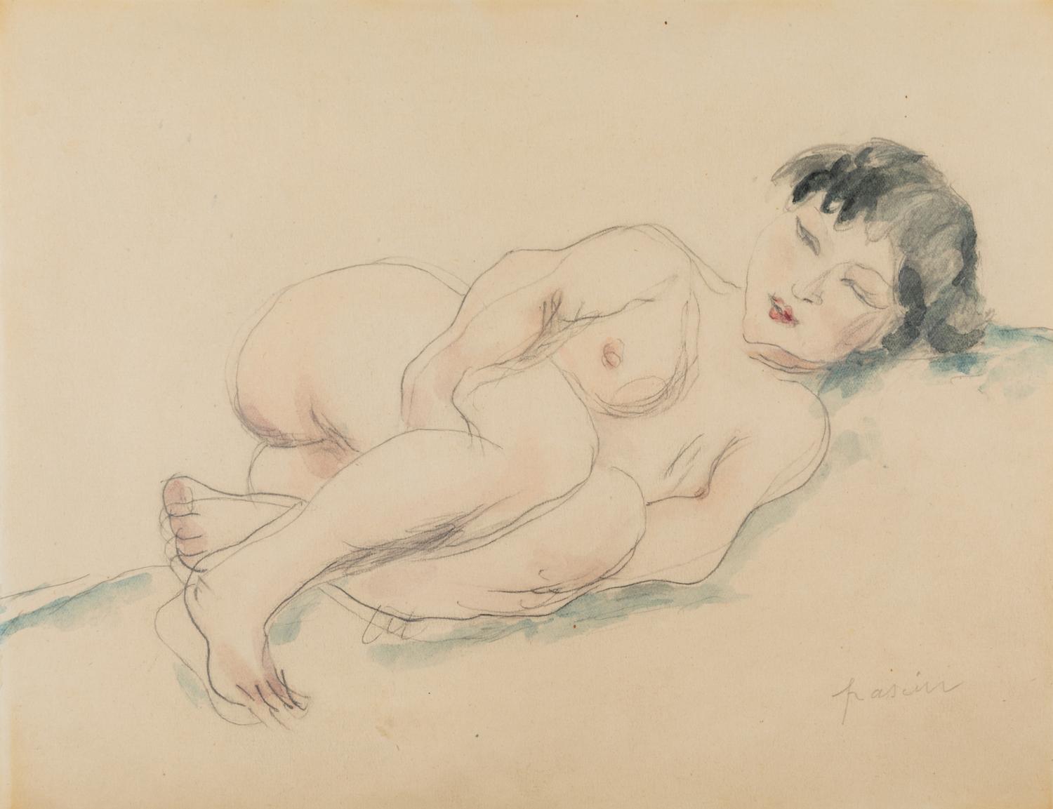 Jules Pascin, (Bulgarian-French, 1885-1930), Le Grand Divan, 1910