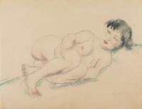 Jules Pascin, (Bulgarian-French, 1885-1930), Le Grand Divan, 1910