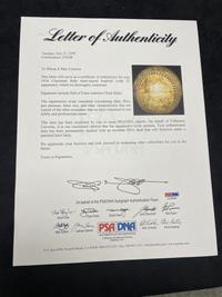 A 1934 Cincinnati Reds Team Signed Autograph Baseball Featuring Chick Hafey (PSA Letter of Authenticity),