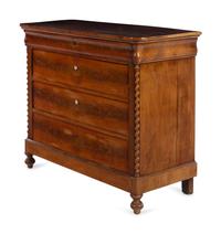 An Austrian Mahogany Chest of Drawers