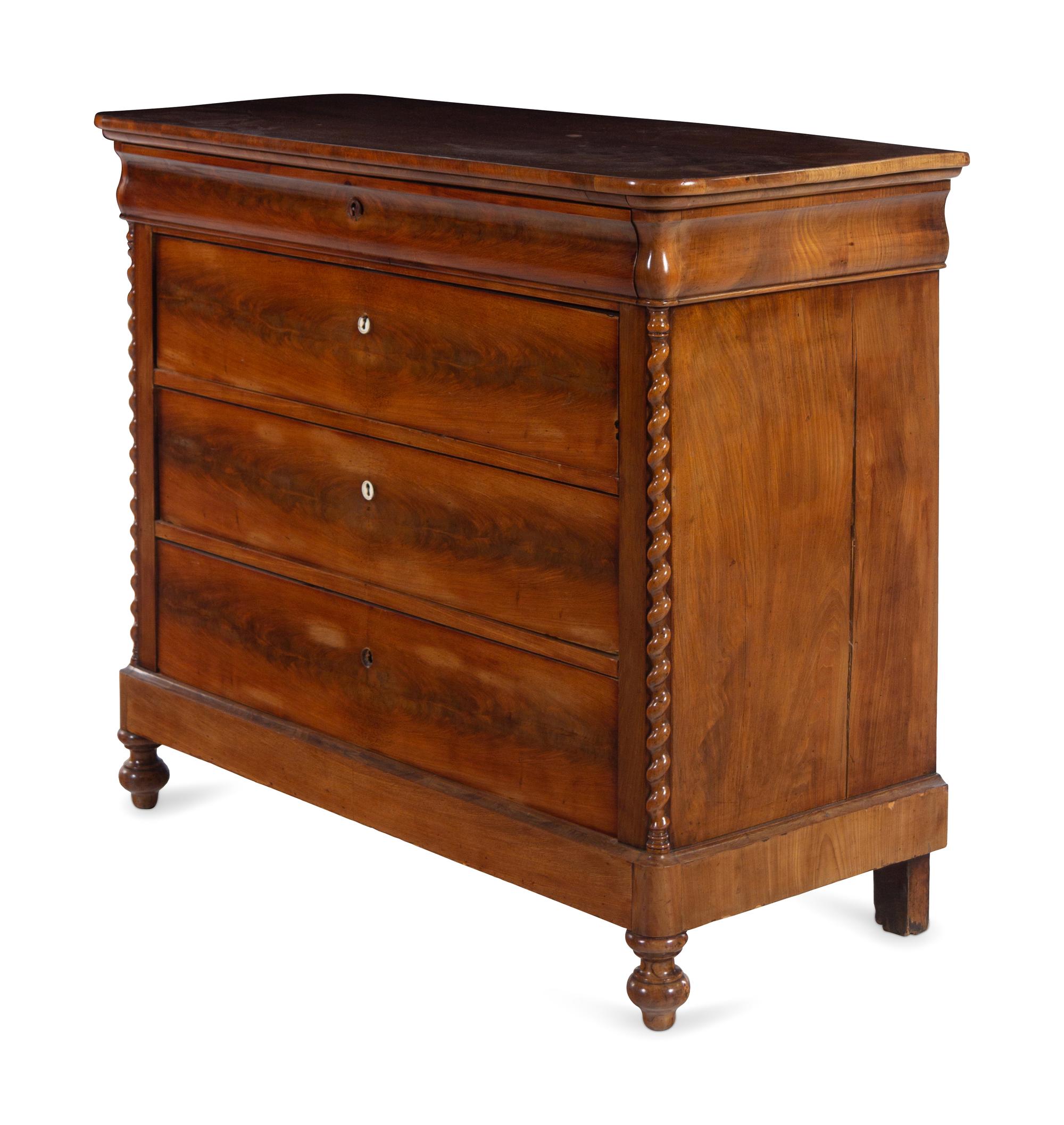 An Austrian Mahogany Chest of Drawers